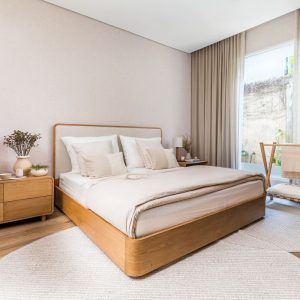 cama austria estofada